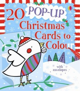 20 POP-UP CHRISTMAS CARDS TO COLOUR　クリスマス カードセット（英語版）　しかけ絵本