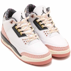 ナイキ エア ジョーダン 3 レトロ GS NIKE J AIR JORDAN 3 RETRO GS ホワイト/アンスラサイト/ピンク 441140-100