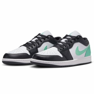 ナイキ エア ジョーダン 1 ロー NIKE AIR JORDAN 1 LOW ホワイト/ブラック/グリーン 553558-131