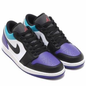 [ナイキ] エア ジョーダン 1 ロー AIR JORDAN 1 LOW ホワイト/ブラック/パープル 553558-154