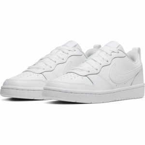 ナイキ コート バーロウ ロー 2 GS NIKE J COURT BOROUGH LOW 2 GS ホワイト/ホワイト BQ5448-100