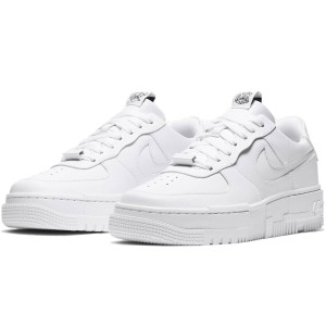 ナイキ エアフォースワン ピクセル NIKE W AIRFORCE1 PIXEL ホワイト/ブラック/セイル/ホワイト CK6649-100