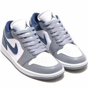 ナイキ エア ジョーダン 1 ロー NIKE W AIR JORDAN 1 LOW ステルス/フレンチブルー DC0774-042