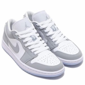 ナイキ エア ジョーダン 1 ロー NIKE W AIR JORDAN 1 LOW ホワイト/アルミニウム/ウルフグレー DC0774-105