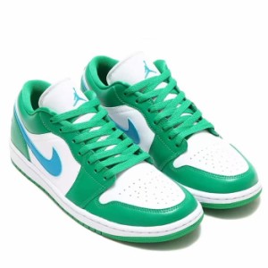 ナイキ エア ジョーダン 1 ロー NIKE W AIR JORDAN 1 LOW ラッキーグリーン/ホワイト/アクアトーン DC0774-304