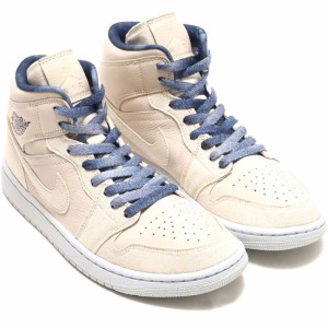 ナイキ エア ジョーダン 1 ミッド SE NIKE W AIR JORDAN 1 MID SE サンドドリフト/ミッドナイトネイビー/ホワイト/セイル DM9126-104