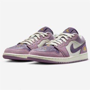 NIKE ナイキ WMNS AIR JORDAN 1 LOW レディース メンズ スニーカー AMETHYST WAVE/CANYON PURPLE/OLIVE AURA DR8057-500