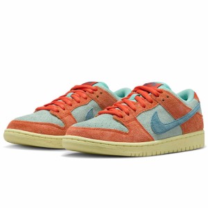 ナイキ SB ダンク ロー プロ プレミアム NIKE SB DUNK LOW PRO PRM オレンジ/エメラルドライズ/オレンジ/ノイズアクア DV5429-800