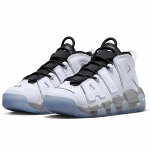 ナイキ エア モア アップテンポ SE NIKE W AIRMORE UPTEMPO SE ホワイト/ブラック/クリア/メタリックシルバー DV7408-100