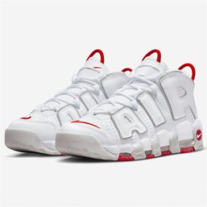 NIKE ナイキ AIR MORE UPTEMPO エア モア アップテンポ メンズ レディース スニーカー WHITE/UNIVERSITY RED/GREY FOG DX8965-100