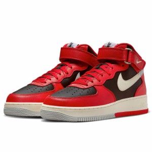 ナイキ エア フォース 1 ミッド 07 LV8 NIKE AIR FORCE 1 MID 07 LV8 ブラック/ライトシルバー/ユニバーシティレッド DZ2554-001