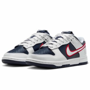 ナイキ ダンク ロー プレミアム MF NIKE W DUNK LOW PRM MF ホワイト/オブシディアン/ウルフグレー/ユニバーシティレッド DZ2780-100