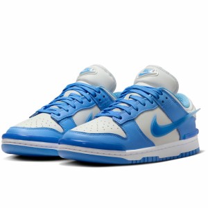 ナイキ ダンク ロー ツイスト NIKE W DUNK LOW TWIST フォトンダスト/ホワイト/ユニバーシティブルー DZ2794-002