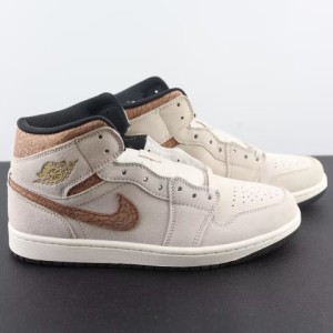 NIKE AIR JORDAN 1 MID SE Brown Elephant ナイキ エア ジョーダン ミッド スニーカー ( エレファント DZ4129-102 )