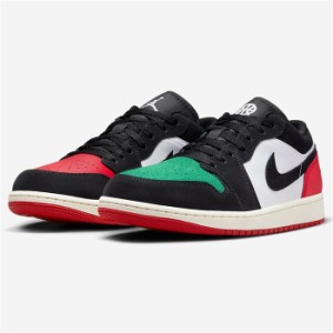 NIKE ナイキ AIR JORDAN 1 LOW 2023 メンズ レディース スニーカー WHITE/BLACK/UNIVERSITY RED/CLASSIC GREEN/SAIL FQ6703-100