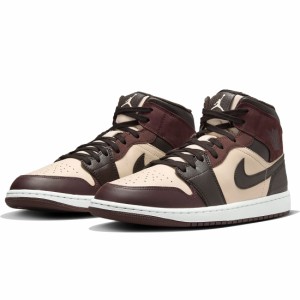 ナイキ エア ジョーダン 1 ミッド SE NIKE AIR JORDAN 1 MID SE ベルベットブラウン/サンドドリフト/メタリックゴールド FZ4359-200