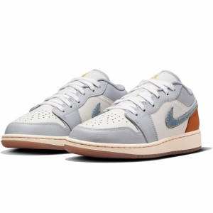 ナイキ エア ジョーダン 1 ロー SE NIKE J AIR JORDAN 1 LOW SE ファントム/ココナッツミルク/アンバーブラウン/ライトブルー FZ5046-041