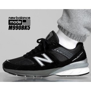 ニューバランス M990 V5 NEW BALANCE M990BK5 MADE IN U.S.A. width D メンズ スニーカー ブラック NB 990 ワイズ D