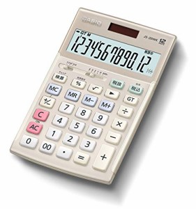 【中古】 ゴールド_単品 カシオ 本格実務電卓 12桁 検算機能 グリーン購入法適合 ジャストタイプ ゴールド JS-20WK-GD