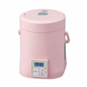 【中古】 ピンク AL COLLE(アルコレ) ミニライスクッカー(ミニ炊飯器)タイマー付き ピンク ARCT104P