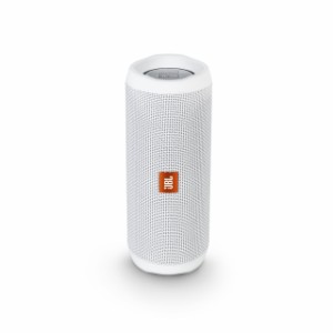 【中古】 ホワイト_単品 JBL FLIP4 Bluetoothスピーカー IPX7防水/パッシブラジエーター搭載/ポータブル ホワイト JBLFLIP4WHT 【国内正