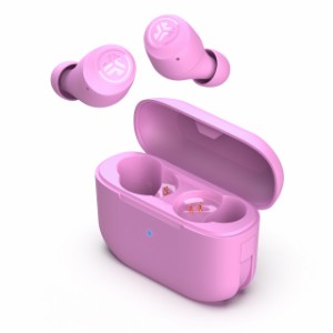 【中古】 ピンク ワイヤレスイヤホン Bluetooth イヤホン コンパクト 軽量 iPhone Android マイク付 充電ケースIPX4 防汗性能 Go Air Pop