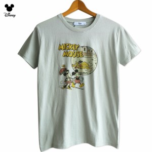 送料無料 ミッキーマウス Tシャツ ミニーマウス  プルート レトロ ビッグサイズ ディズニー disney 半袖 レディース メンズ ペアルック 