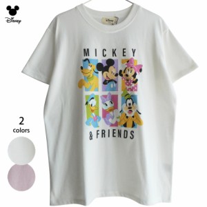 送料無料 Tシャツ ミッキー ミニー プルート ドナルド デイジーグーフィー disney レディース メンズ tdl レトロ 肌色 ８０年代 ゆったり