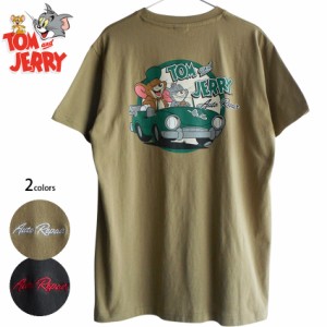 送料無料 トムとジェリー ジェリー Tシャツ タフィー ニブルス ドライブ Tom&Jerry ねずみ くすみカラー 半袖 レディース メンズ ペアル