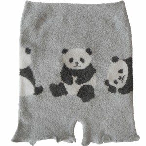 送料無料 毛糸のパンツ パンダ panda ホットパンツ あったかパンツ レディース キッズ ブルマ 転がりぱんだ インナー ぬくぬくももひき 