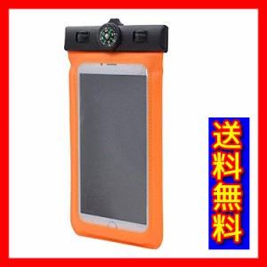 【送料無料】PLATA スマートフォン用防塵防水ケース オレンジ ？WM-746-07OR