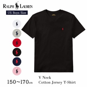 ポロ ラルフローレン ボーイズ Vネック Tシャツ 半袖 ワンポイント 323832906 メンズ レディース ラルフ ユニセックス ギフト 父の日