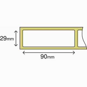 ブラザー ＱＬシリーズ用宛名ラベル　２９×９０ｍｍ　４００枚　ＤＫ−１２０１ DK-1201