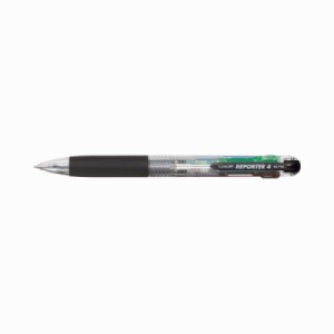 トンボ鉛筆 ４色ボールペンＲＥＰＯＲＴＥＲ４　５Ｐ　軸色：透明　インク色：黒・赤・青・緑 BC-FRC205P