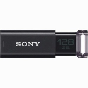 ＳＯＮＹ ＵＳＢメモリー　Ｕシリーズ　ＵＳＢ３．１・３．０　１２８ＧＢ　黒 USM128GU-B