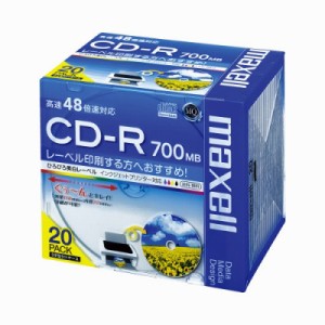 マクセル データ用ＣＤＲ　２０枚　ＩＪＰ対応 CDR700SWPS1P20S