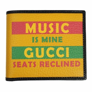 グッチ 財布 メンズ GUCCI 二つ折り札入れ Gucci100 CENTENNIAL グッチ100周年記念モデル MUSIC 676238 UJ9AT 7674