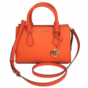 マイケルコース バッグ レディース MICHAEL KORS 斜め掛けショルダーバッグ シェイラ PVC スモール センタージップ 2WAY サッチェル オレ