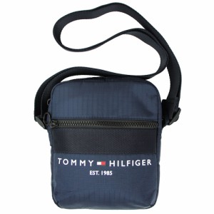 トミーヒルフィガー バッグ メンズ レディース TOMMY HILFIGER 斜め掛けショルダーバッグ ロゴ ネイビー AM0AM08098 DW5