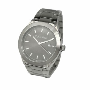 カルバンクライン 腕時計 メンズ CALVIN KLEIN グレー文字盤 シルバー ステンレススチール クォーツ 25200196