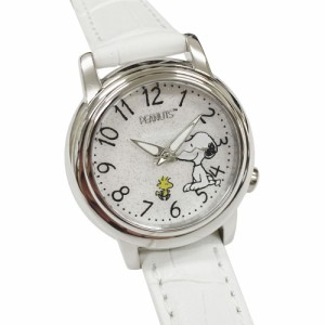 スヌーピー 腕時計 レディース PEANUTS ホワイト 数量限定モデル シリアルナンバー入り SN-1035-C
