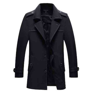 チェスターコート メンズ アウター 暖かい 秋 ブランド ウール トレンチコート 40代 ピーコート ハーフコート 軽い コート ショート 黒 