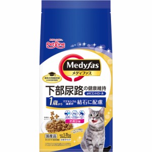 〔まとめ〕 キャットフード ペットフード メディファス 1歳から チキン味 1.5kg （250g×6） 6セット 猫用品 ペット用品