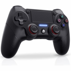 PS4 コントローラー ワイヤレスコントローラー 無線 Bluetooth ジャイロセンサー ゲームパット ヘッドフォンジャック付き PS PC対応