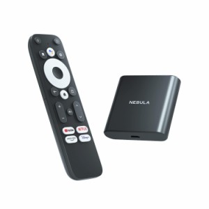 Anker Nebula 4K Streaming Dongle Android TV 10.0搭載 4K UHD 2GB RAM搭載 8GB ROM