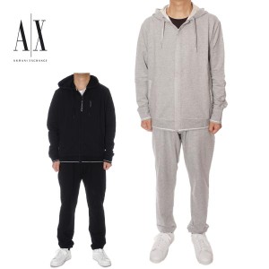 アルマーニエクスチェンジ ARMANI EXCHANGE セットアップ スウェット上下 ジップパーカー メンズ 8NZM82 8NZP82 ZJH3Z