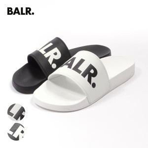 ボーラー BALR. シャワーサンダル メンズ ブラック ホワイト B6720.1001