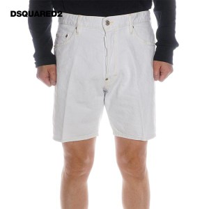 ディースクエアード DSQUARED2 デニム ショートパンツ メンズ ホワイト S74MU0779 S30811