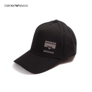 エンポリオ・アルマーニ EMPORIO ARMANI キャップ 帽子 メンズ ブラック 627379 3F551