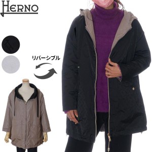 ヘルノ リバーシブルコート レディース HERNO モノグラムロゴ GC0276D 12289